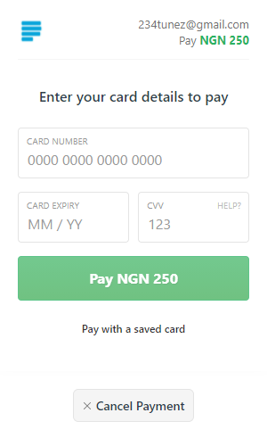 Betwinner Nigeria Debit card payment