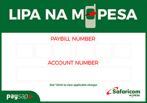 Mpesa Kenya Paybill Numbers