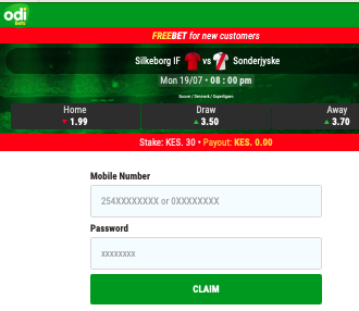 Odibets Free bet Kenya