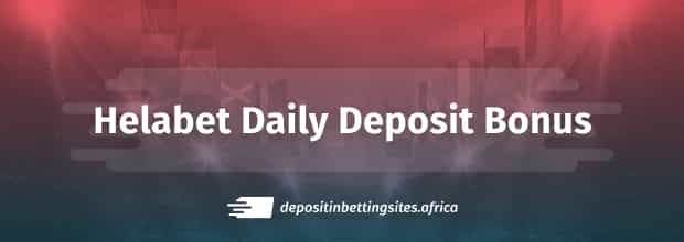 Helabet daily deposit bonus