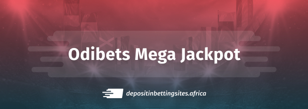 Odibets Mega Jackpot Banner