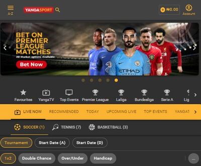 Yanga sport home page