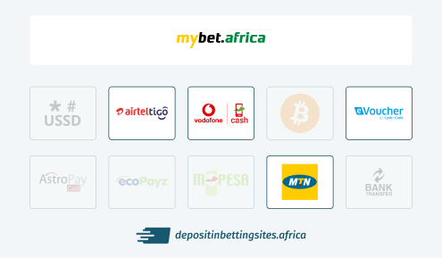 MyBet Africa deposit methods