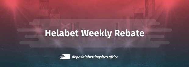 Helabet weekly rebate banner
