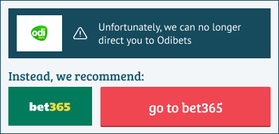 odibets redirect to bet365