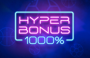 1xbet hyper bonus banner