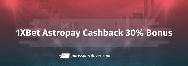 1xbet Astropay Cashback Offer